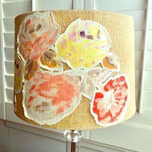 Anthropologie Floral Lamp Shape